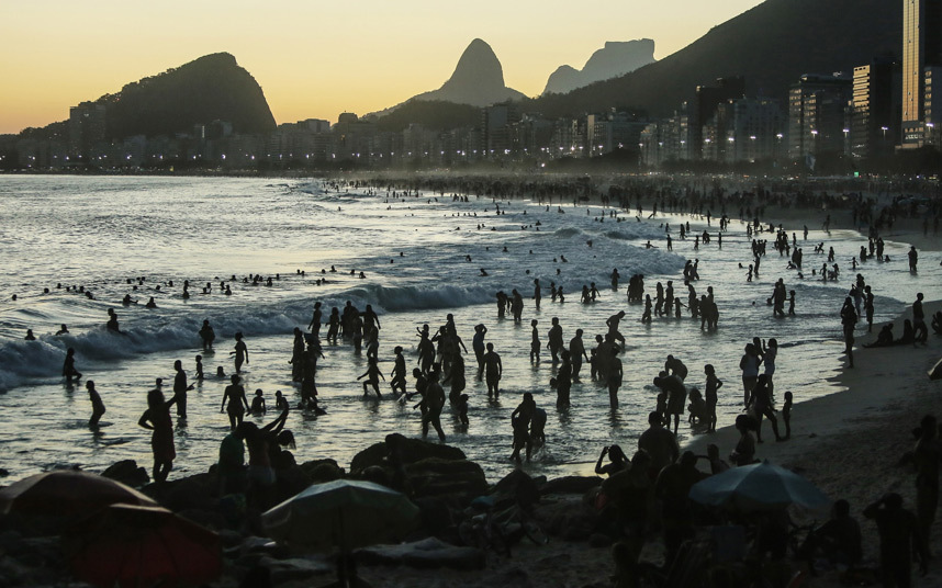 Пляж в Рио-де-Жанейро 