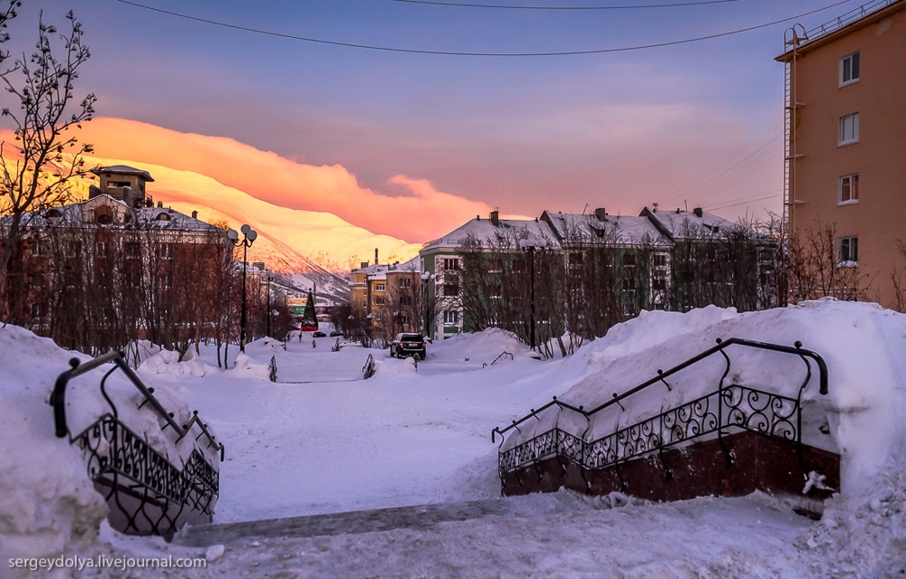 Мончегорск фото города в хорошем качестве