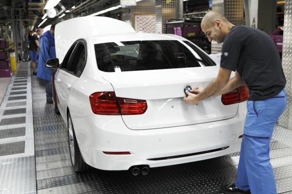 Сварка, сборка и покраска BMW 3er F30 на заводе в Германии 