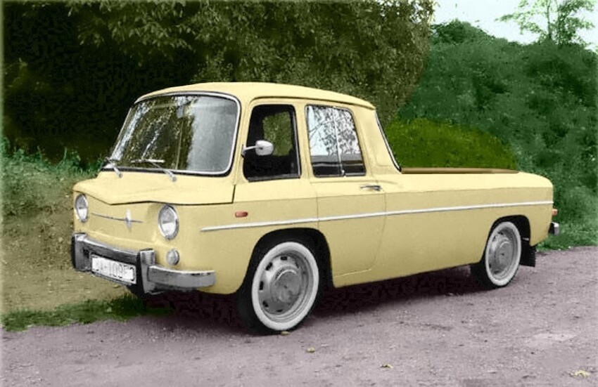 Концепт автомобили прошлого века в цветных фото