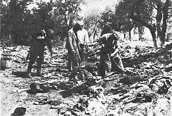 Расстрелы заключённых НКВД и НКГБ (1941) и еврейские погромы во Львове