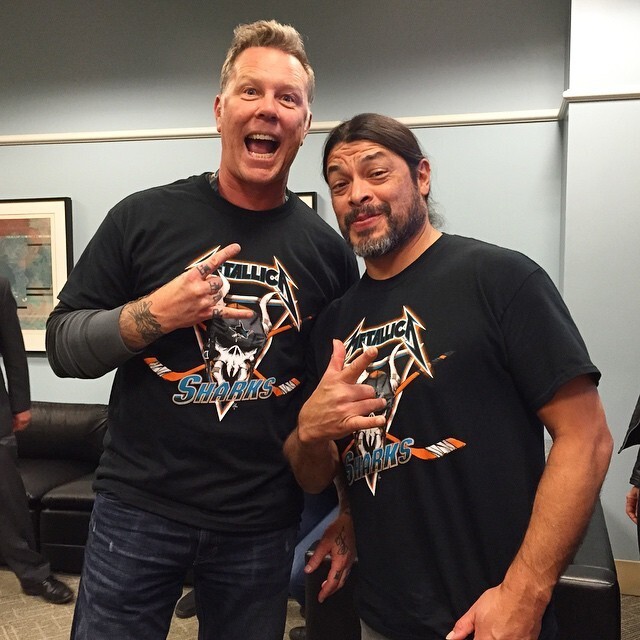 «Metallica» побывала на матче «Сан-Хосе» – «Лос-Анджелес»