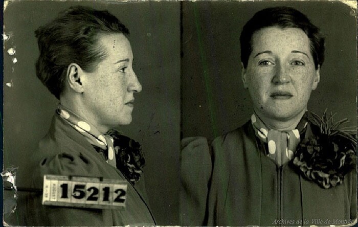 Портреты канадских проституток начала 1940-х из полицейской картотеки 