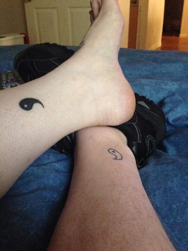23 татуировки влюбленных пар