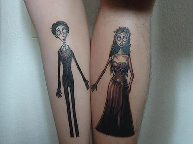 23 татуировки влюбленных пар