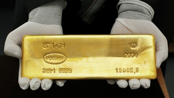 Россия в 2014 г заняла второе место по объему добычи золота