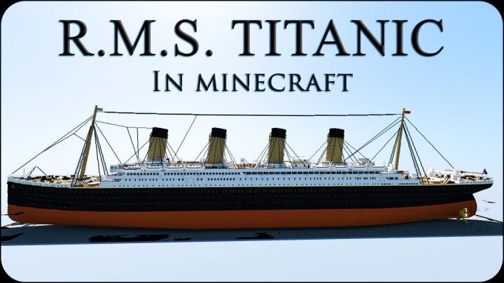 Титаник воссоздали в Minecraft 