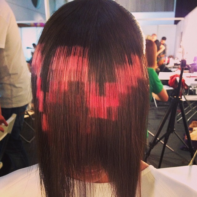 Новый тренд: пиксельное окрашивание волос