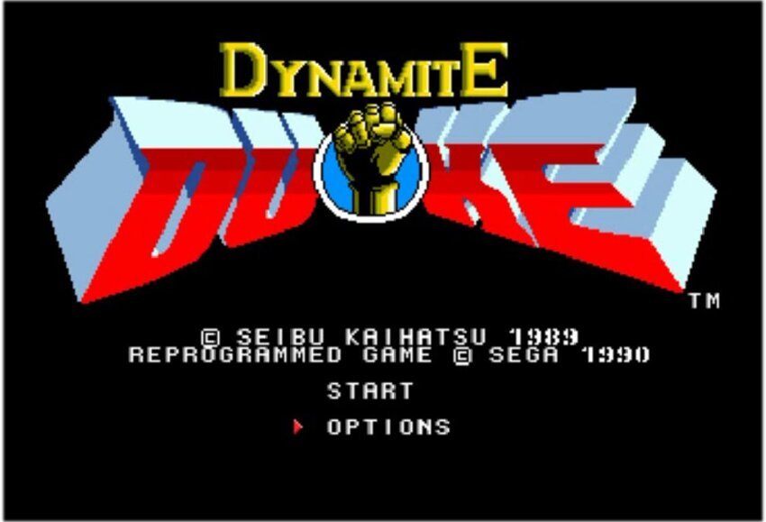 Dynamite Duke 1989, SuperHard Mode, Best Playthrough (Sega 16bit)  
