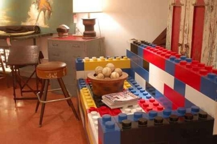 Оригинальный диван в стиле Lego
