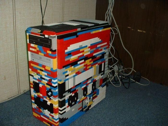 Системный блок, тюнингованный Lego