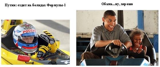 Путин против Обамы.