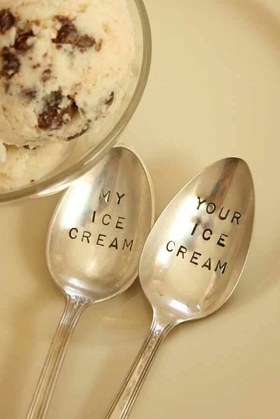 Ложки: "Мое мороженое/Твое мороженое"