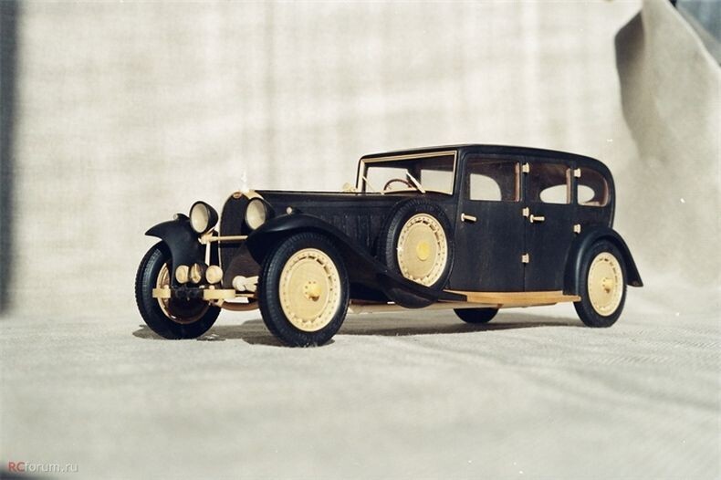 Деревянные модели автомобилей от Алексея Сафонова