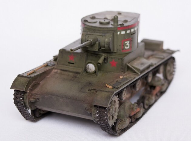 Стендовый моделизм. Сборная модель танка Т-26