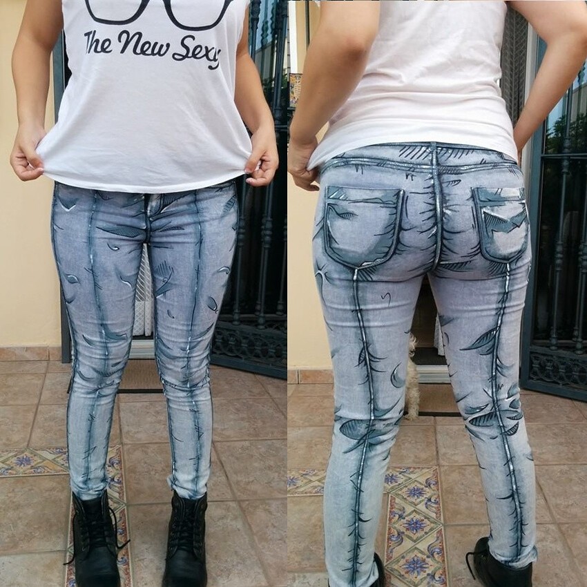 Оригинальные джинсы 