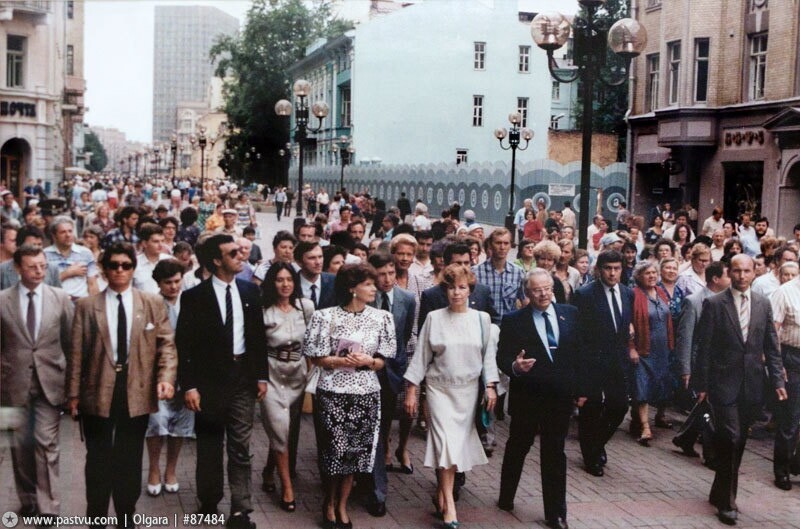  Прогулка по Москве 1986 года