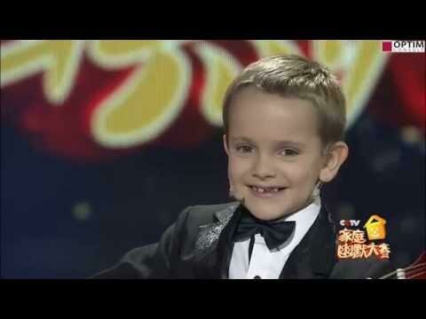 6-ти летний Гордей Колесов на центральном ТВ Китая 