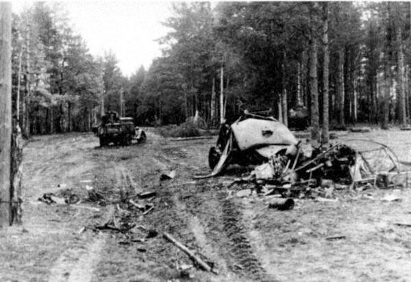 Подвиг неизвестных танкистов. Таран немецкой колонны 6 октября 1941 го