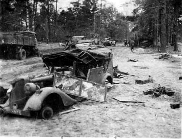 Подвиг неизвестных танкистов. Таран немецкой колонны 6 октября 1941 го