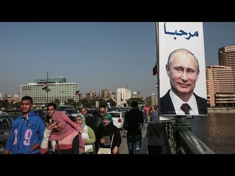 Путина в Каире встретили увертюрой «Вставайте, люди русские» 