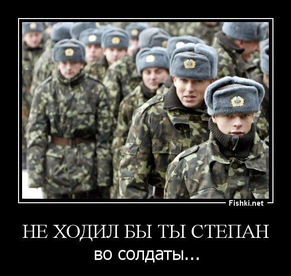 не ходил бы ты степан