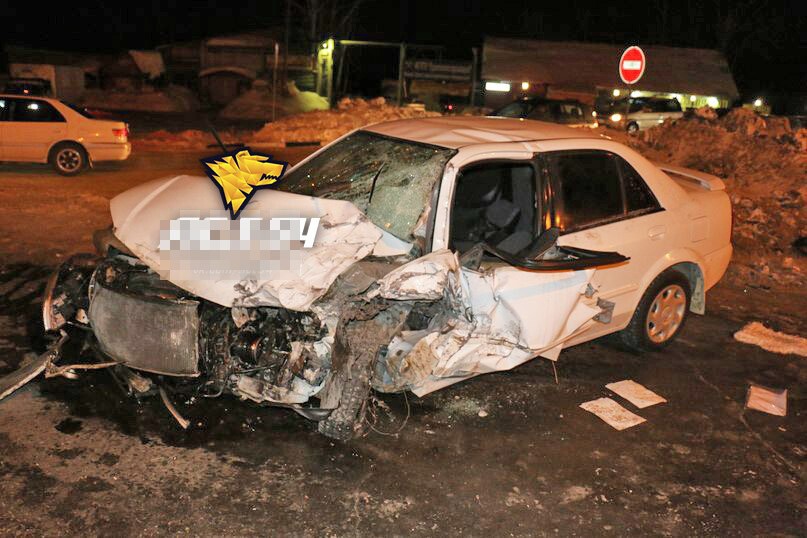 Авария с участием пьяного водителя в Новосибирске