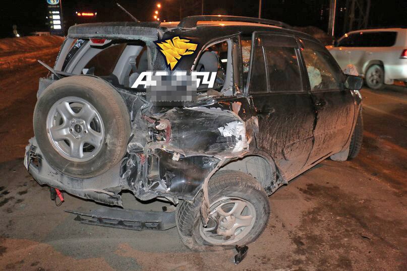 Авария с участием пьяного водителя в Новосибирске