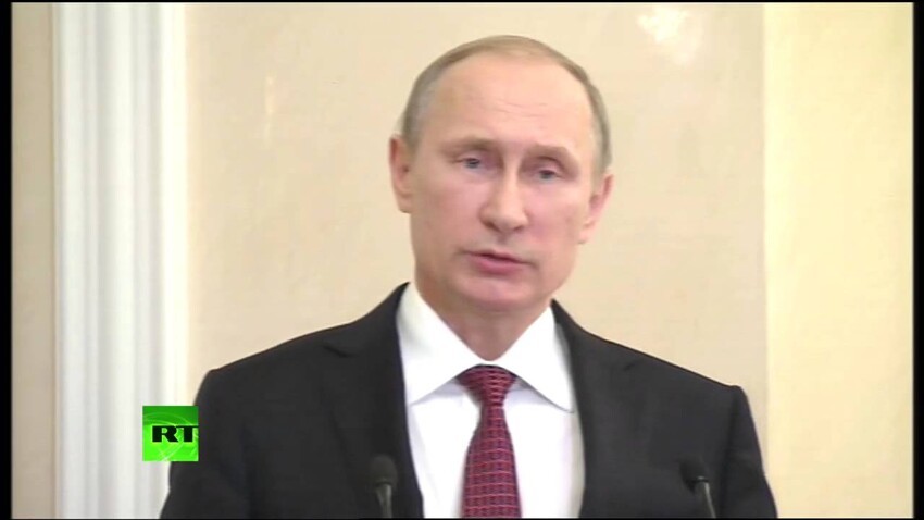 Владимир Путин о переговорах в Минске: Огонь на Украине прекратят 