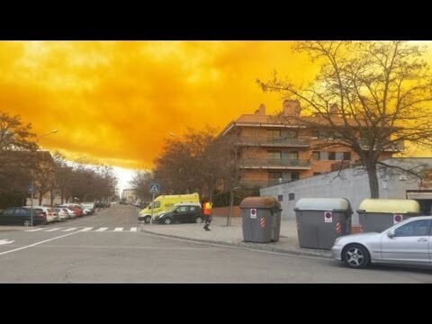 Взрыв на химзаводе в Испании 