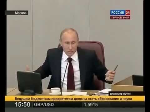 Первый раз вижу, чтобы Путина так вывели из себя   