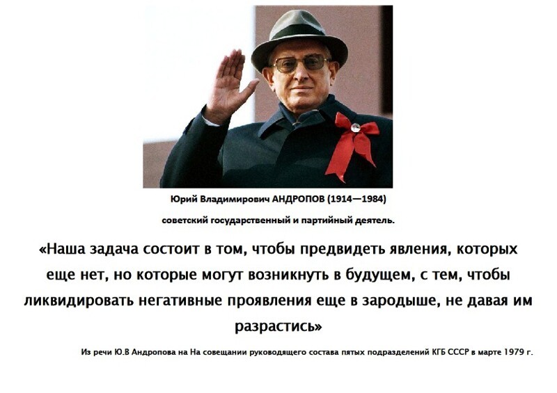 Юрий Андропов. Легендарная личность