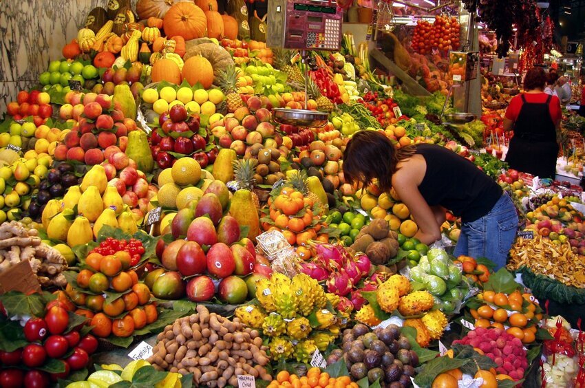 Рынок экзотических фруктов