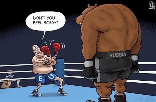 Что русские думают о западных санкциях — взгляд с Запада