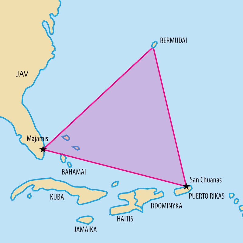 Удивительное о Бермудском треугольнике