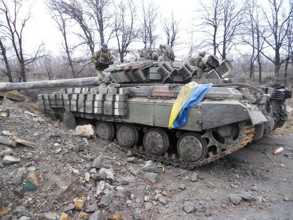 Ополченцы выражают благодарность киевским войскам и Порошенко лично!
