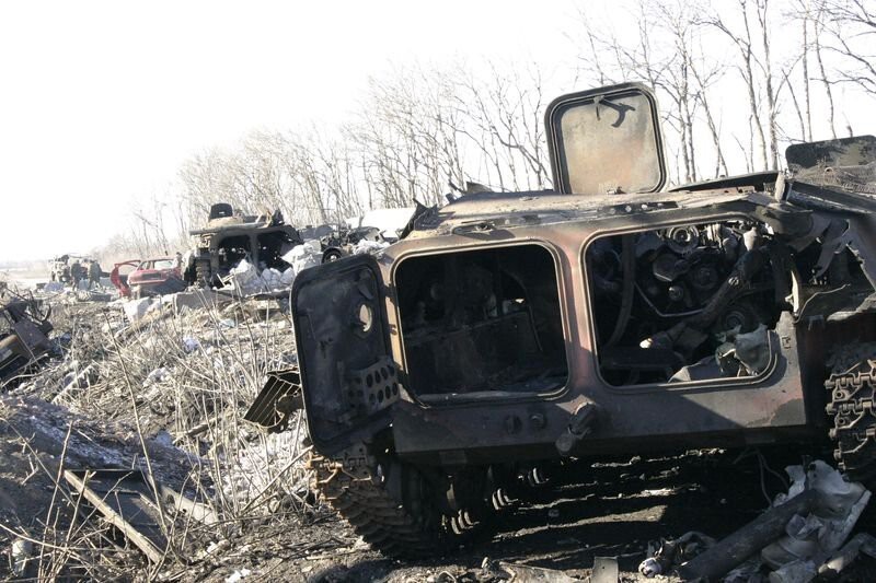 Подробности встречного танкового боя под Дебальцево в ночь на 18.02.15