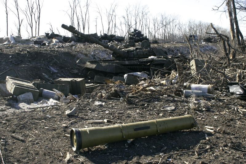 Подробности встречного танкового боя под Дебальцево в ночь на 18.02.15