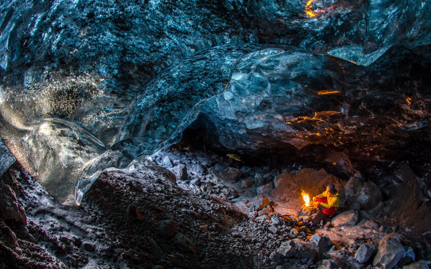 Пещера Ватнайёкудль, Исландия