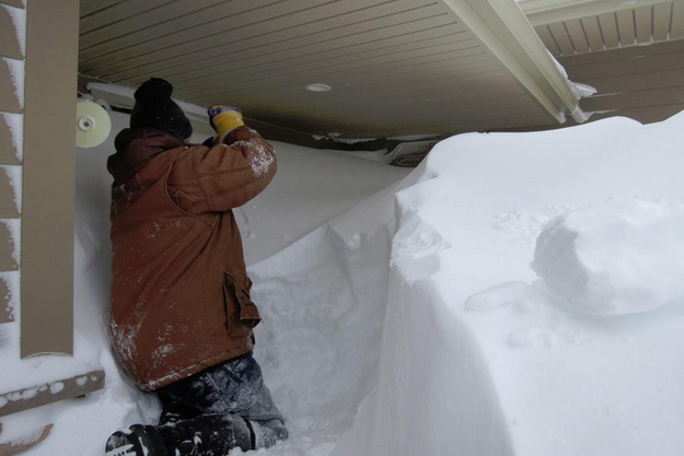 В Канаде выпало рекордное количество снега  (25 фото+2 видео)