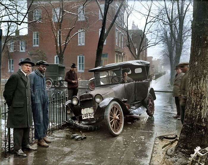 41 историческая фотография в цвете