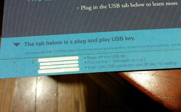12. Отрывной картонный USB–диск