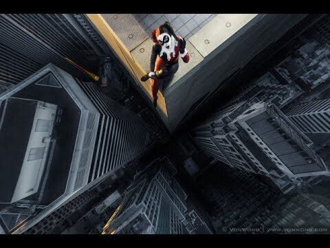 Фотосессия супергероев на крыше небоскреба, Сан-Франциско 
