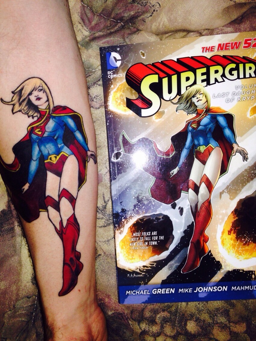 Татуировка "Супергероиня