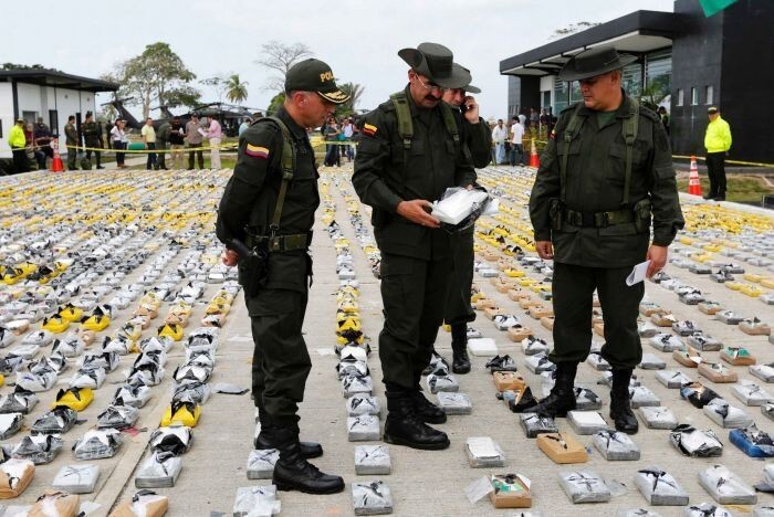 Не переводится кокаин на земле колумбийской