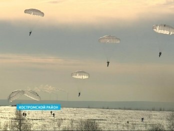 Под Костромой проходят тактические учения ВДВ