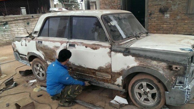 Вьетнамский автослесарь, сделал из «жиги» Rolls-Royce