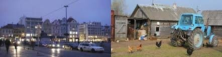 Деревня VS Город