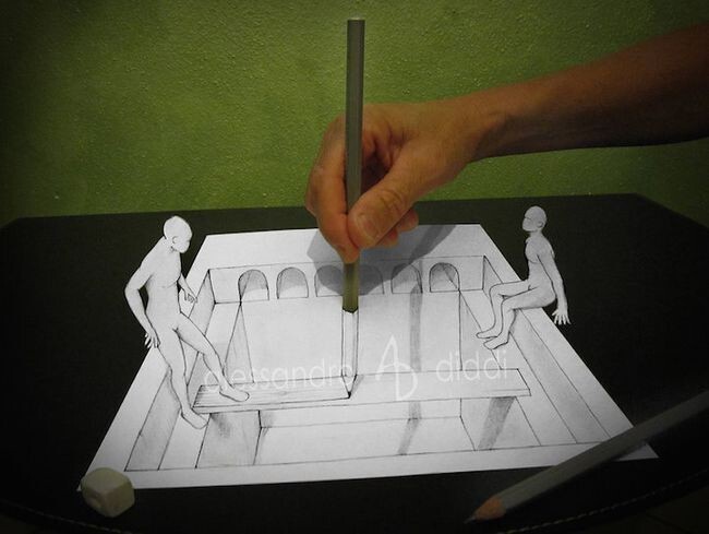 Фантастические 3D рисунки Алессандро Дидди