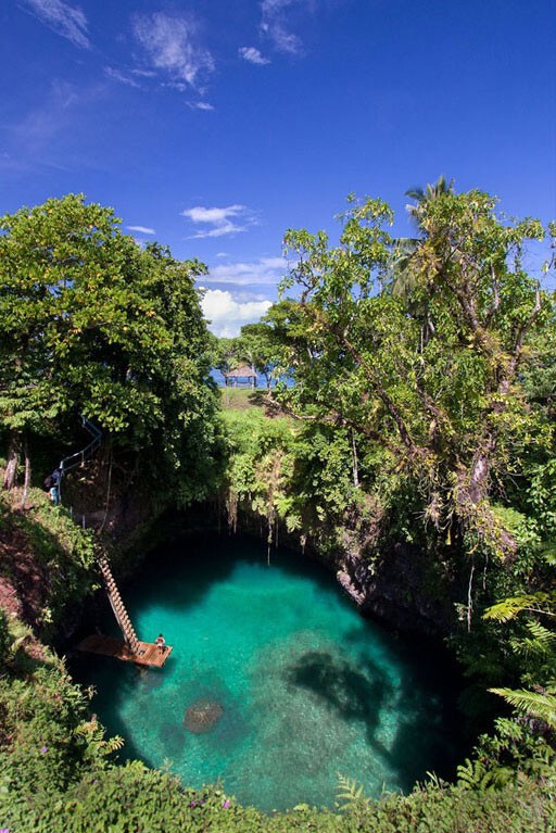 33. Природный бассейн То Суа, остров Уполу, Самоа